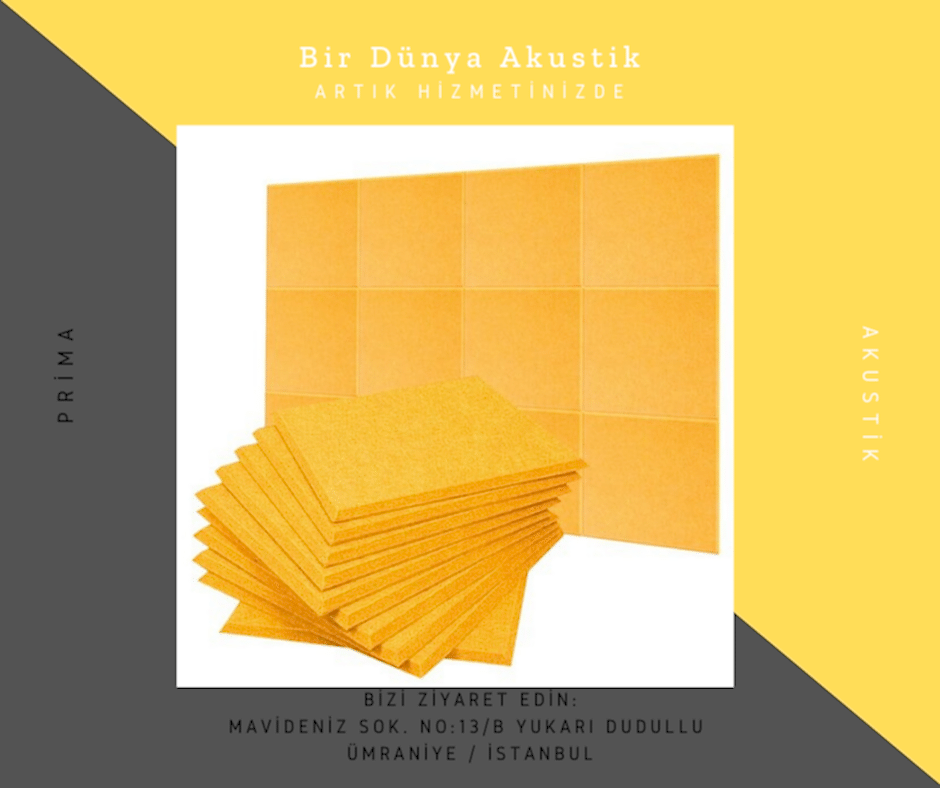 AKUSTİK DÜZENLEME Emiciler